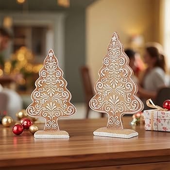 Amazon.com: Braxio Gingerbread Christmas Tree Collectible